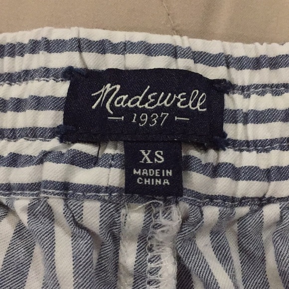 Madewell Stripework Drawstring Pants - Picture 7 of 8